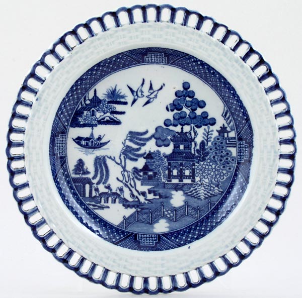 Plate pierced rim c1830